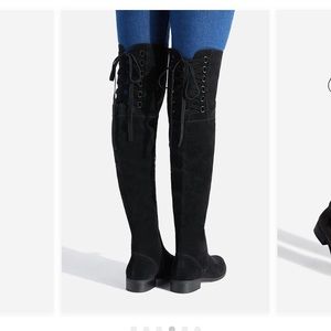 Nwot wide calf thigh high boots